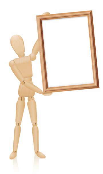 Artist Mannequin Blank Board - Vector, imagen