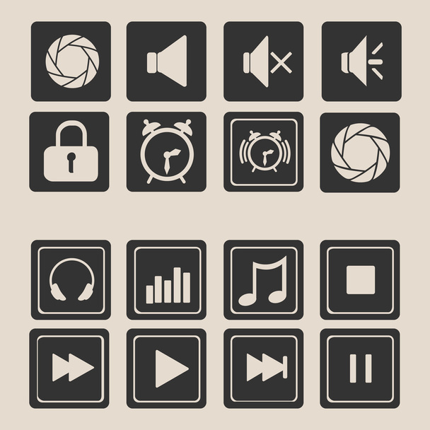 icon set for web - Vector, Image