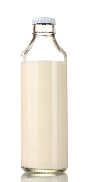 Bottle of milk isolated on white - Fotó, kép
