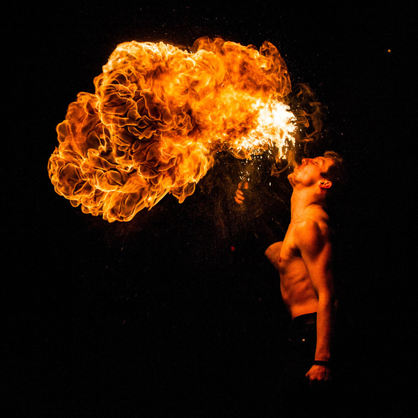 Fireshow in Minsk - Photo, image