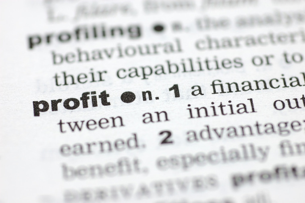 Definition of profit - Photo, Image