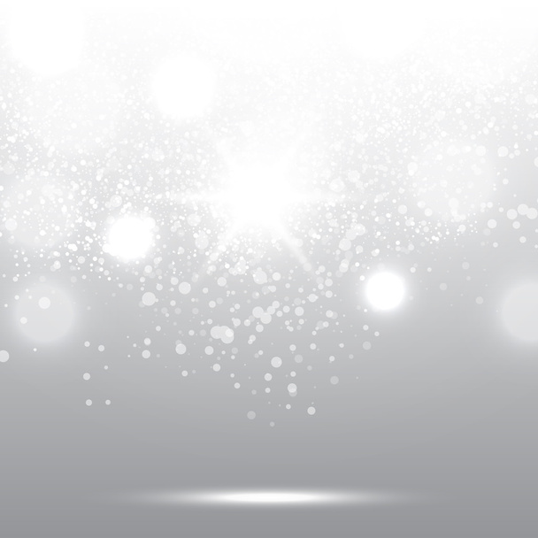 zimní bílé šumivé pozadí abstraktní čtvercová kovová pastelově vánoční - Vektor, obrázek