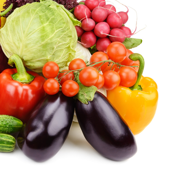 Gemüse isoliert auf weißem Hintergrund - Foto, Bild