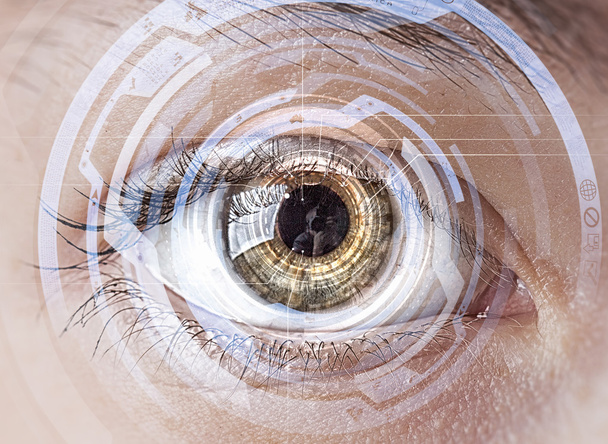 Eye scanning. Concept image - Photo, Image