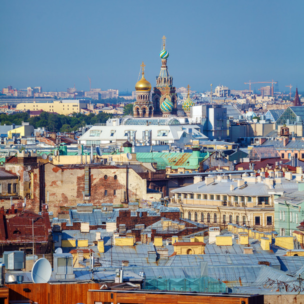 Légifelvételek Isaac Cathedral, Szentpétervár - Fotó, kép