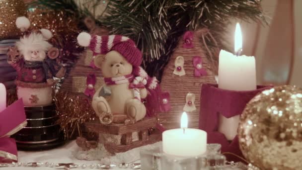 Kerstdecoratie, beren ballen - Video