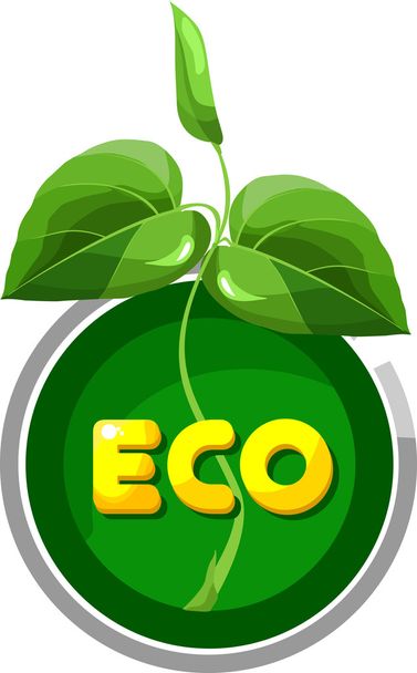 Зелений екології
 - Вектор, зображення
