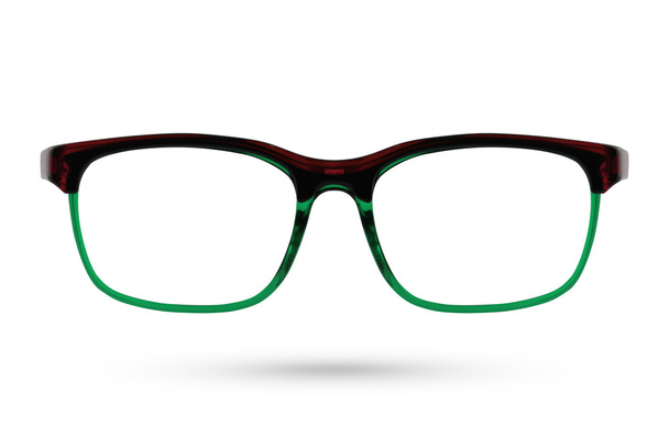 Estilo de gafas clásicas de moda aisladas sobre fondo blanco
. - Foto, imagen