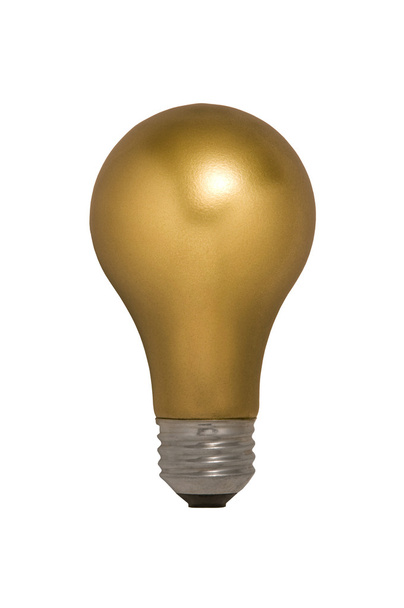 Золота лампа проти білого
 - Фото, зображення
