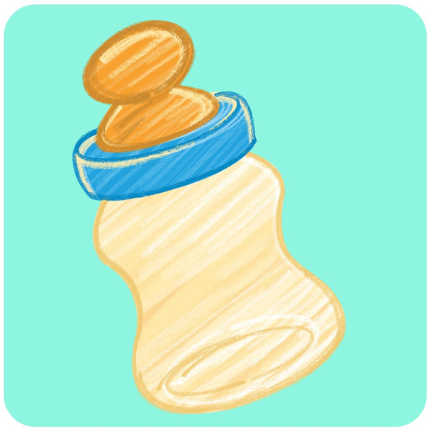 Baby Bottle - birth - Photo, Image