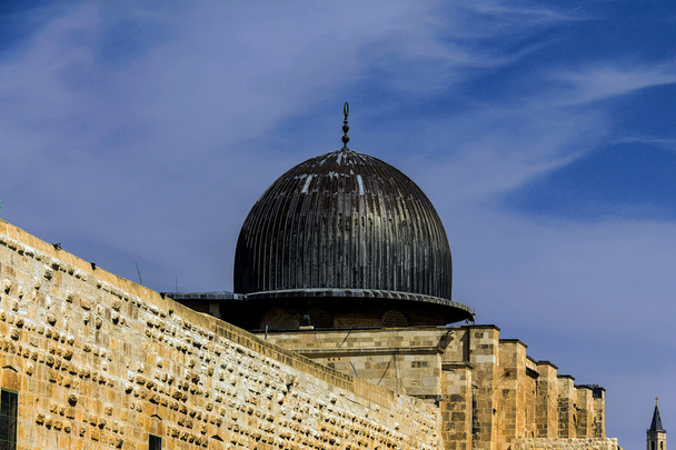 al-Aqsa-Moschee, drittheiligste Stätte des Islams auf dem Tempelberg in der Altstadt. jerusalem - Foto, Bild