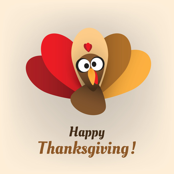 Happy Thanksgiving kártya tervezősablon - Vektor, kép