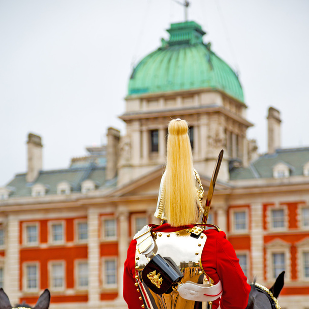 στο Λονδίνο Αγγλίας άλογο και ιππικό για τη βασίλισσα - Φωτογραφία, εικόνα