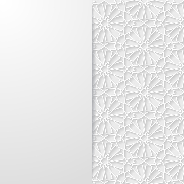 Abstract background with traditional ornament. Vector illustration. - Vector, Image