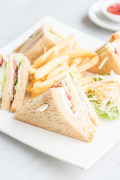 delicious club sandwiches - Photo, Image
