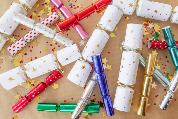 Colorful Party crackers - 写真・画像