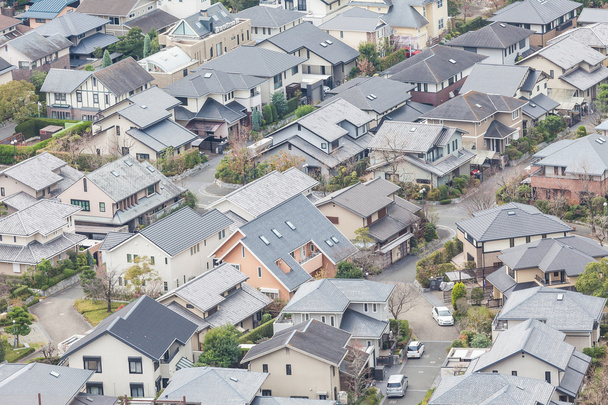 Japoński domy widok - Zdjęcie, obraz