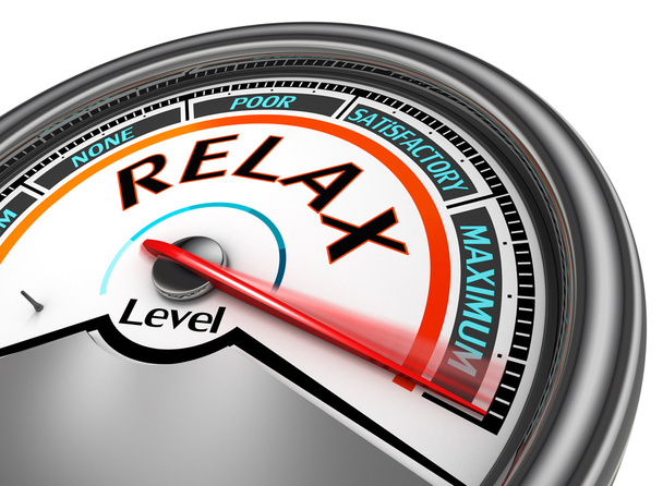 Relax level conceptual meter - Photo, Image