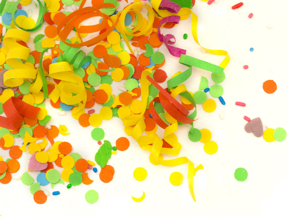 decoración de confeti colorido
 - Foto, imagen