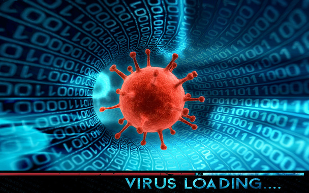 hacker and computer virus - concept - Photo, Image