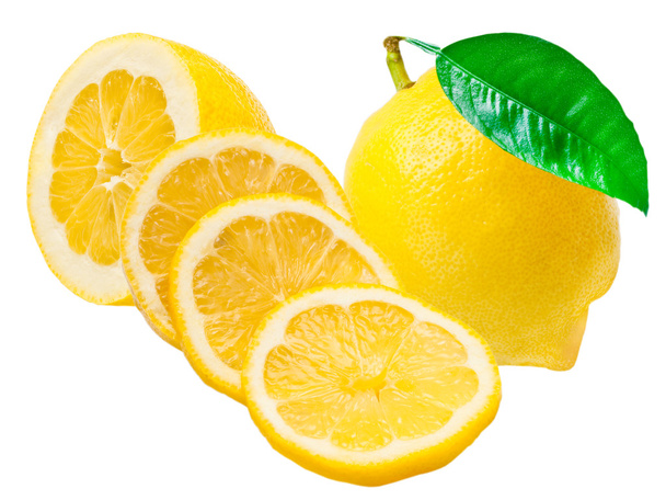 Lemon isolated on white background - Fotó, kép