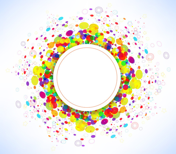 Summer dotted Rainbow - Vector, Image