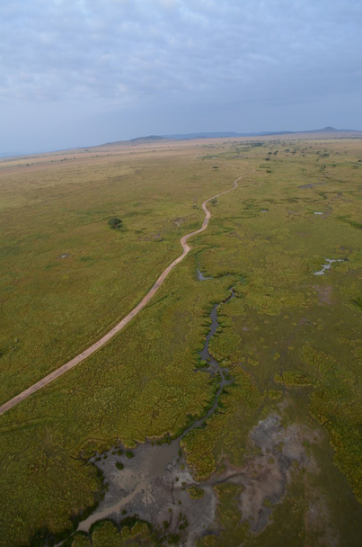 safari en globo serengeti en Tanzania África
 - Foto, imagen
