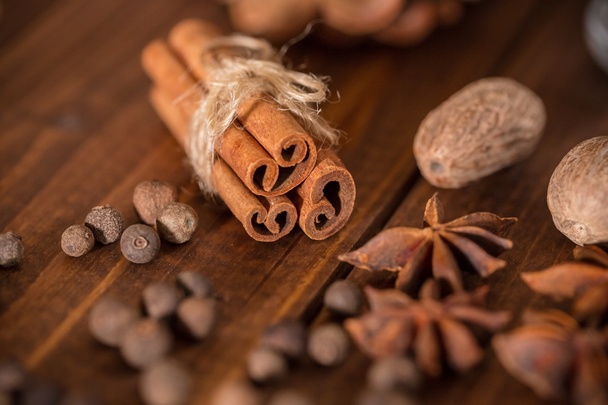 Different Kinds of Spices - Foto, afbeelding
