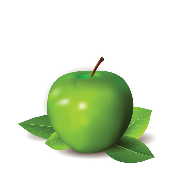 Green Apple Background - Вектор, зображення