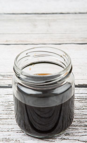 Balsamic Vinegar In Mason Jar - Fotoğraf, Görsel
