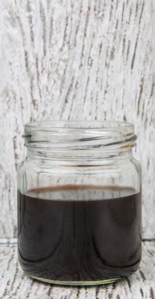 Balsamic Vinegar In Mason Jar - Foto, imagen