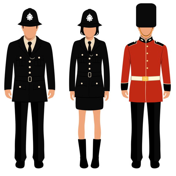Guardia Británica, gente inglesa
, - Vector, imagen