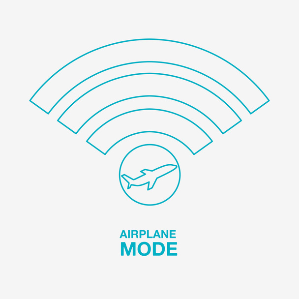 airplan mode  design - Vector, Image