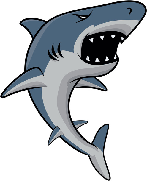 Shark Symbol Illustration - Vector, Imagen
