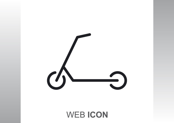 Scooter for children icon - Vector, Image