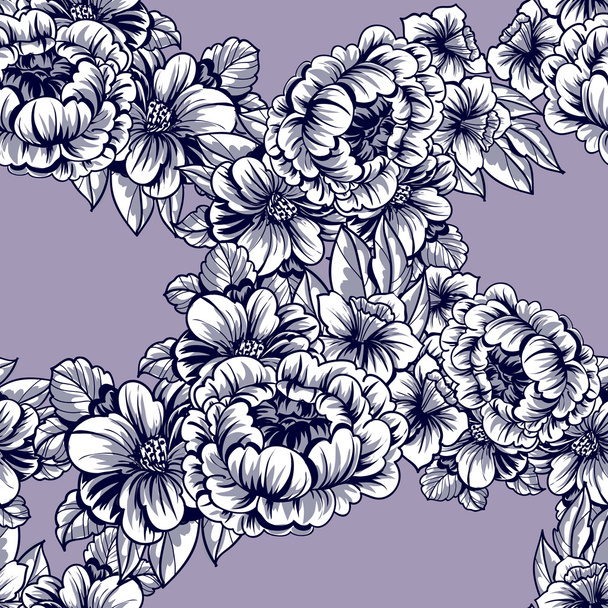 Floral seamless pattern - Vetor, Imagem