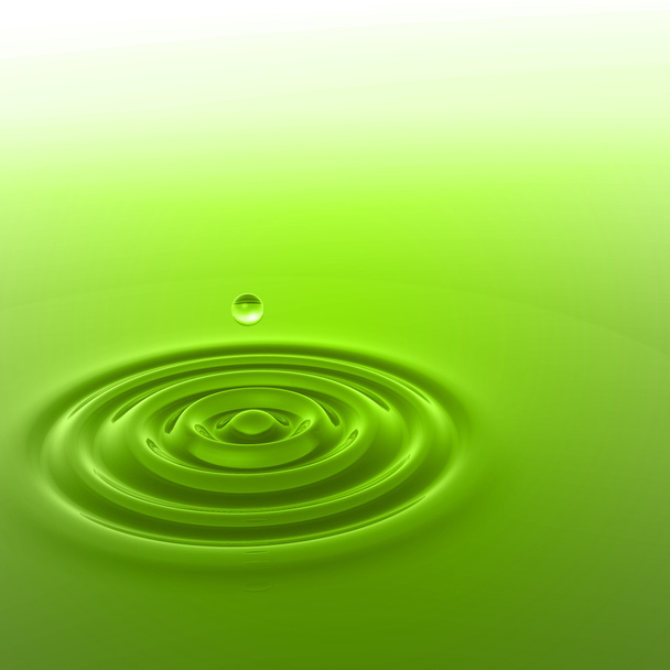 drop vallen in water - Foto, afbeelding
