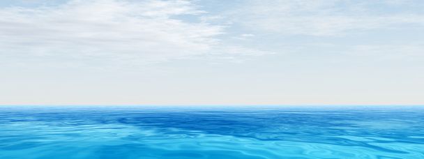 Océano olas de agua y cielo
 - Foto, imagen