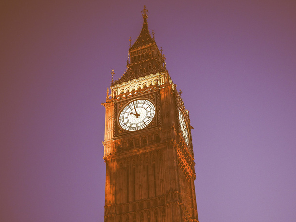 Retro näköinen Big Ben Lontoossa
 - Valokuva, kuva