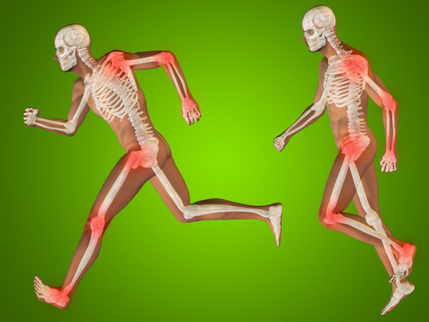 koncepcyjne szkielet człowieka - Zdjęcie, obraz