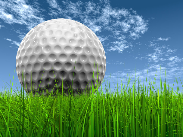piłeczki do golfa w horyzoncie - Zdjęcie, obraz