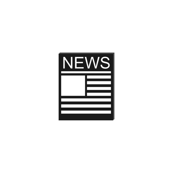 Flat  icon of news - Vector, Image