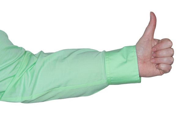 woman's arm showing a gesture - Zdjęcie, obraz