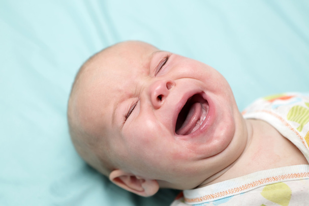 Baby boy crying - Foto, imagen