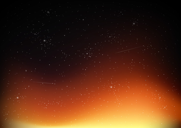 Starry sky background - Vector, Image
