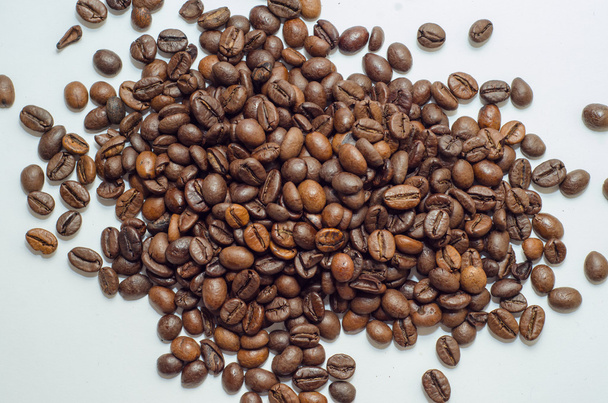 καφέ, καφέ φασόλια, απολαυστικό καφέ, πρωινό καφέ, αρωματικός καφές, Αλεσμένος καφές - Φωτογραφία, εικόνα