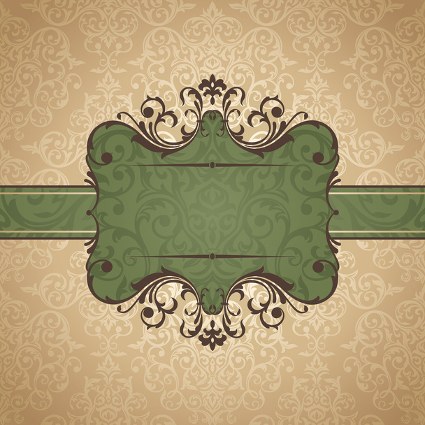 Abstract vintage frame - Vector, afbeelding