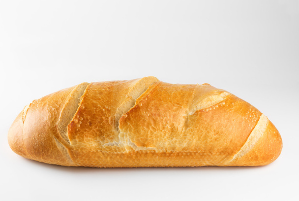 Fresh bread whole isolated over white background - Photo, Image