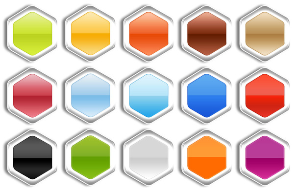 Set of multi-coloured buttons - Foto, Imagem