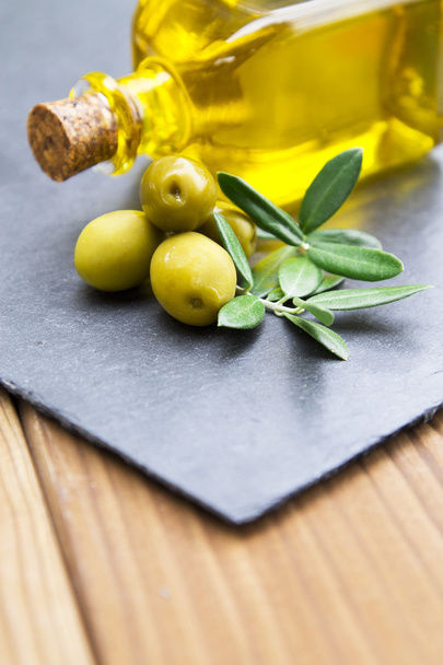 olives and oil - Photo, Image